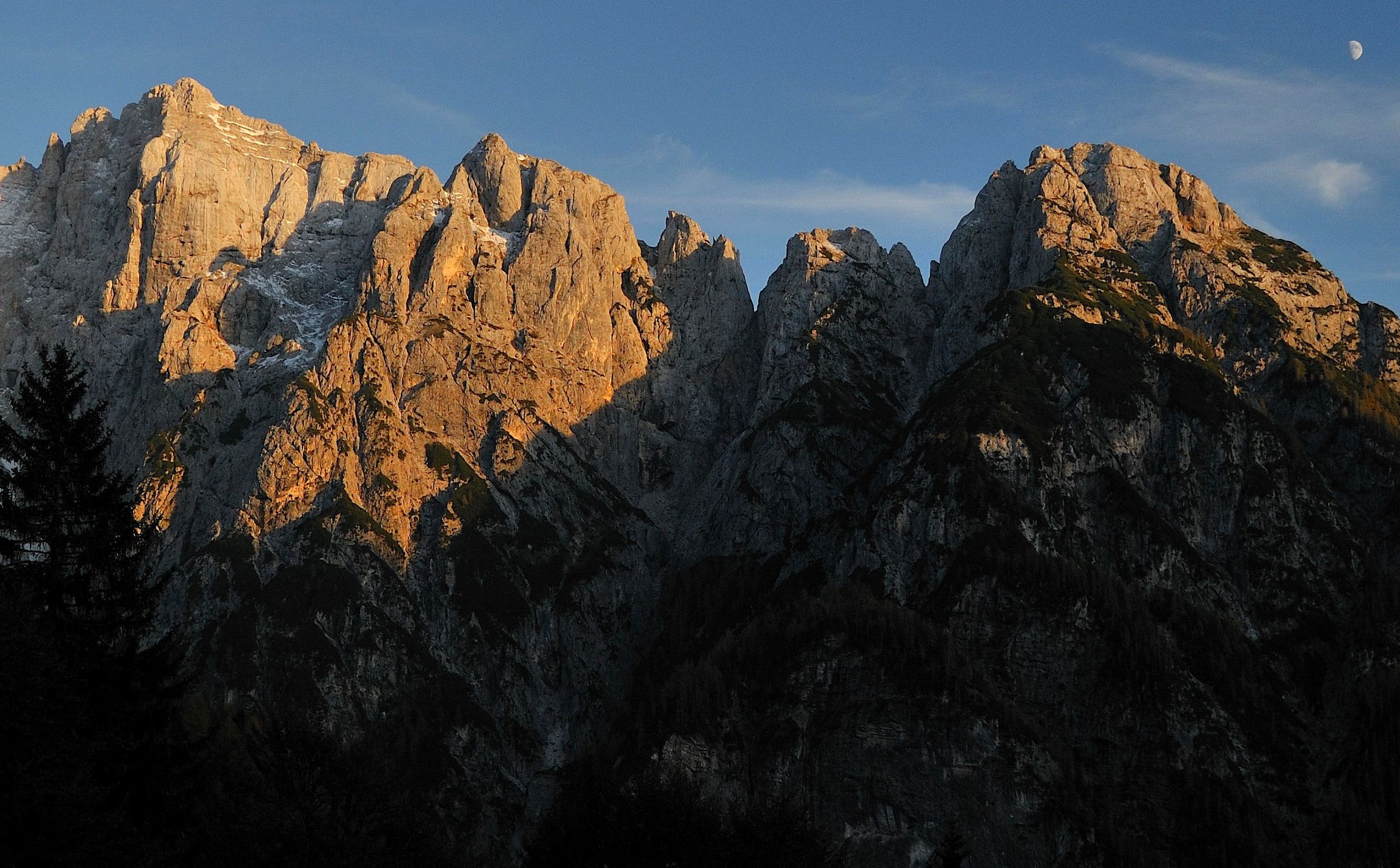 Greben iz Planje preko Kanceljnov, Germljata do Goličice, Foto: Oton Naglost